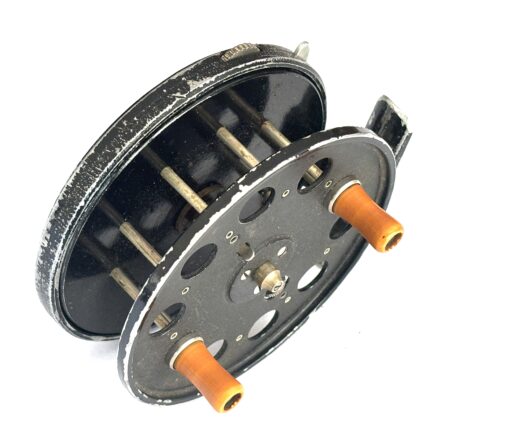 Alternative view of WR Products Speedia Wide Drum 4" Centrepin Reel (c.1960s)