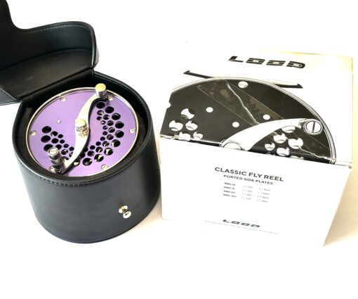 Alternative view of Loop Classic 811 Limited Edition 8/11 Salmon Fly Reel No.115 with Leather Case