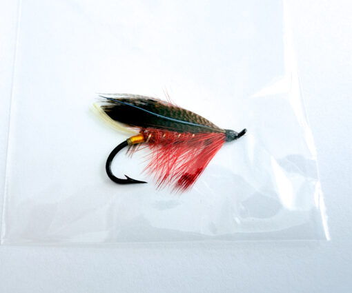 Hardy of Alnwick Fiery Brown Fully Dressed Salmon Fly 4 (Unused, c.1960s)
