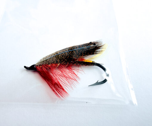 Alternative view of Hardy of Alnwick Fiery Brown Fully Dressed Salmon Fly 2 (Unused, c.1960s)