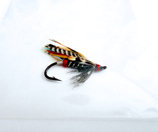Hardy of Alnwick Black Doctor Fully Dressed Salmon Fly 8 (Unused, c.1960s)