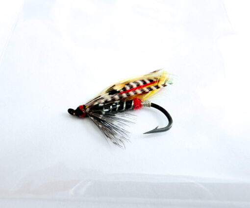 Alternative view of Hardy of Alnwick Black Doctor Fully Dressed Salmon Fly 8 (Unused, c.1960s)