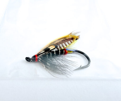 Alternative view of Hardy of Alnwick Black Doctor Fully Dressed Salmon Fly 4 (Unused, c.1960s)