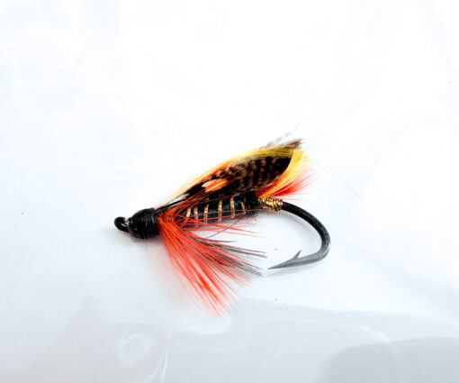Alternative view of Hardy of Alnwick Thunder & Lightning Fully Dressed Salmon Fly 8 (Unused, c.1960s)