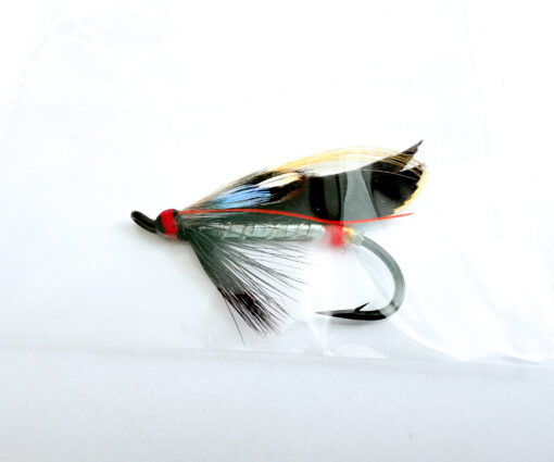 Alternative view of Hardy of Alnwick Night Hawk Fully Dressed Salmon Fly 4 (Unused, c.1960s)