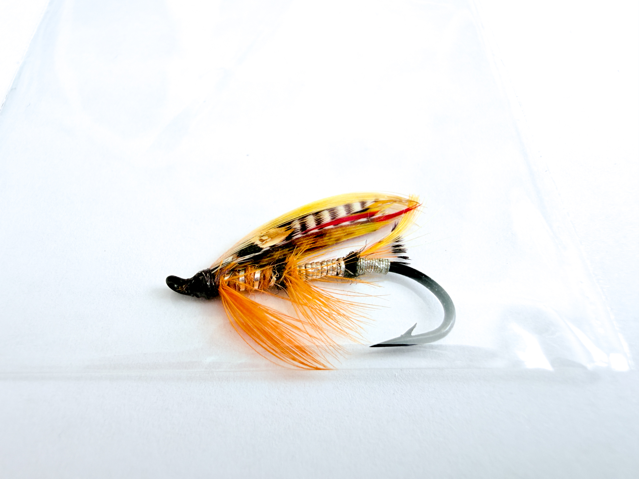 Hardy of Alnwick Torrish Fully Dressed Salmon Fly 6 (Unused, c.1960s) - Image 2