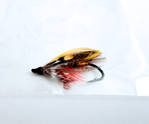 Alternative view of Hardy of Alnwick Morattaja Fully Dressed Salmon Fly 6 (Unused, c.1960s)