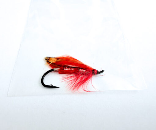 Hardy of Alnwick Red Sandy Fully Dressed Salmon Fly 4 (Unused, c.1960s)