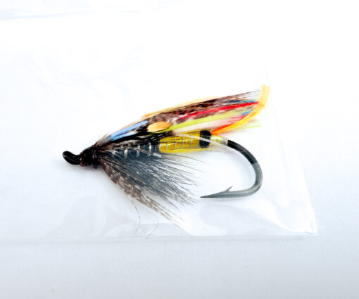 Alternative view of Hardy of Alnwick Silver Wilkinson Fully Dressed Salmon Fly 2 (Unused, c.1960s)