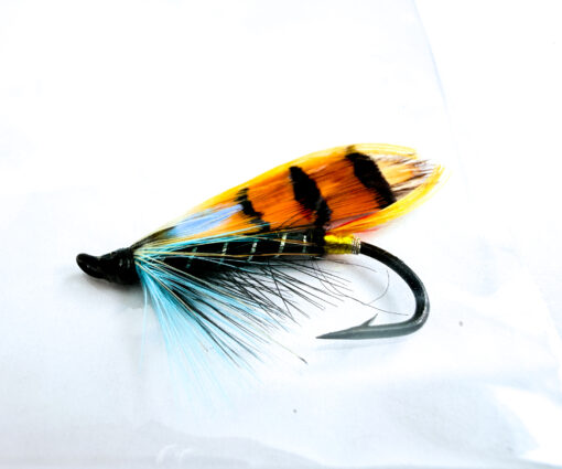 Alternative view of Hardy of Alnwick Black Ranger Fully Dressed Salmon Fly 4 (Unused, c.1960s)