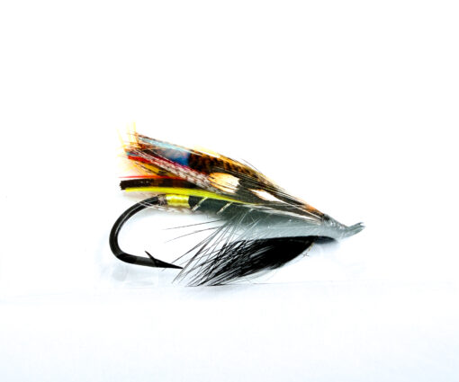 Hardy of Alnwick Black Dose Fully Dressed Salmon Fly 2 (Unused, c.1960s)