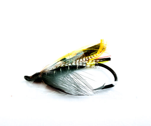 Alternative view of Hardy of Alnwick Black Dose Fully Dressed Salmon Fly 2 (Unused, c.1960s)