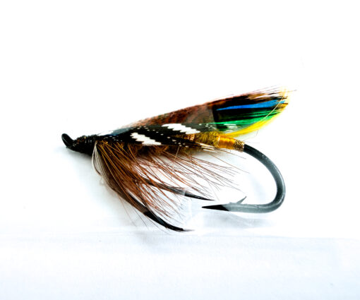 Alternative view of Hardy of Alnwick Golden Olive Fully Dressed Salmon Fly 2 (Unused, c.1960s)