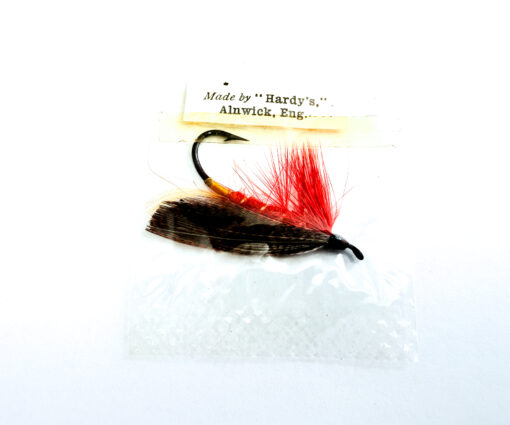 Hardy of Alnwick Fiery Brown Fully Dressed Salmon Fly 1 (Unused, In Original Sealed Packet, c.1960s)