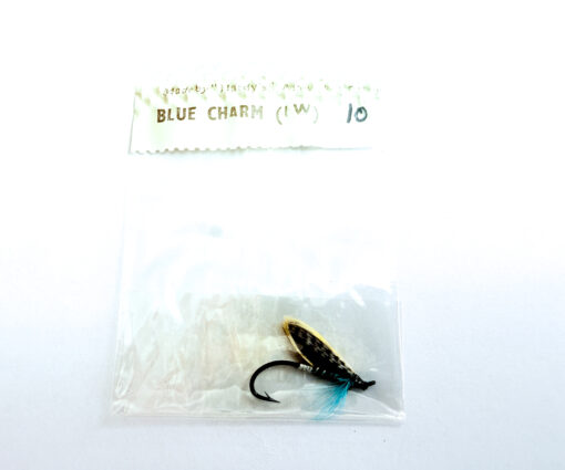 Hardy of Alnwick Blue Charm (LW) Fully Dressed Salmon Fly 10 (Unused, In Original Sealed Packet, c.1960s)
