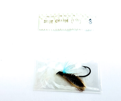 Hardy of Alnwick Blue Charm (LW) Fully Dressed Salmon Fly 8 (Unused, In Original Sealed Packet, c.1960s)